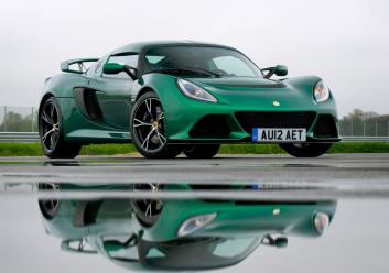 Exige S, Green, Hethel, Track, Reflection