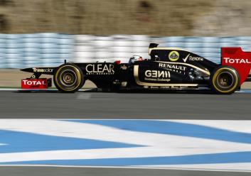 Kimi Raikkonen E20 Lotus F1 Team